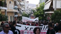 Yunanistan'da olaylı ırkçılık karşıtı gösteri - ATİNA