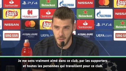 Groupe H - De Gea : "Je me sens vraiment aimé à Manchester United"