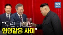 [엠빅비디오] 남북의 훈훈한 만찬 분위기 그리고 건배사