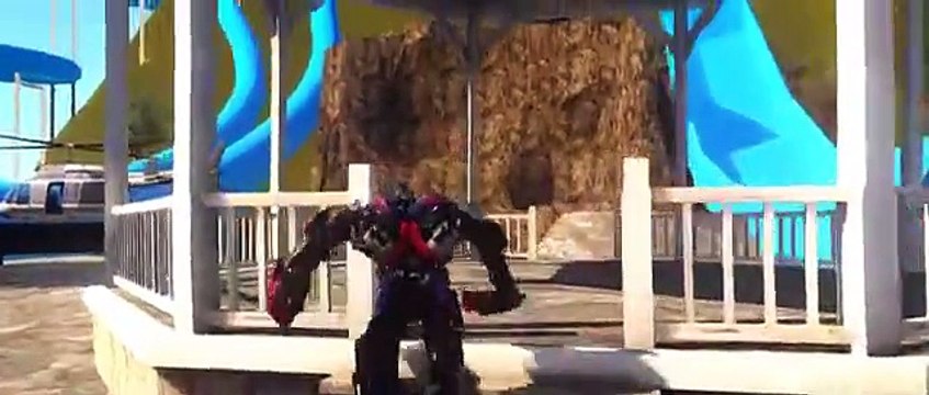 Оптимус Прайм Трансформеры и Молния Маквин Спасение Планеты , веселый мультик игра для детей