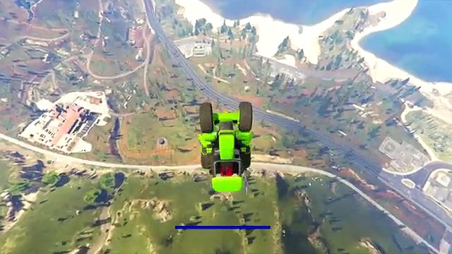 Мультик про Цветые Тракторы Машинки с Человек паук Мультики для детей 2016