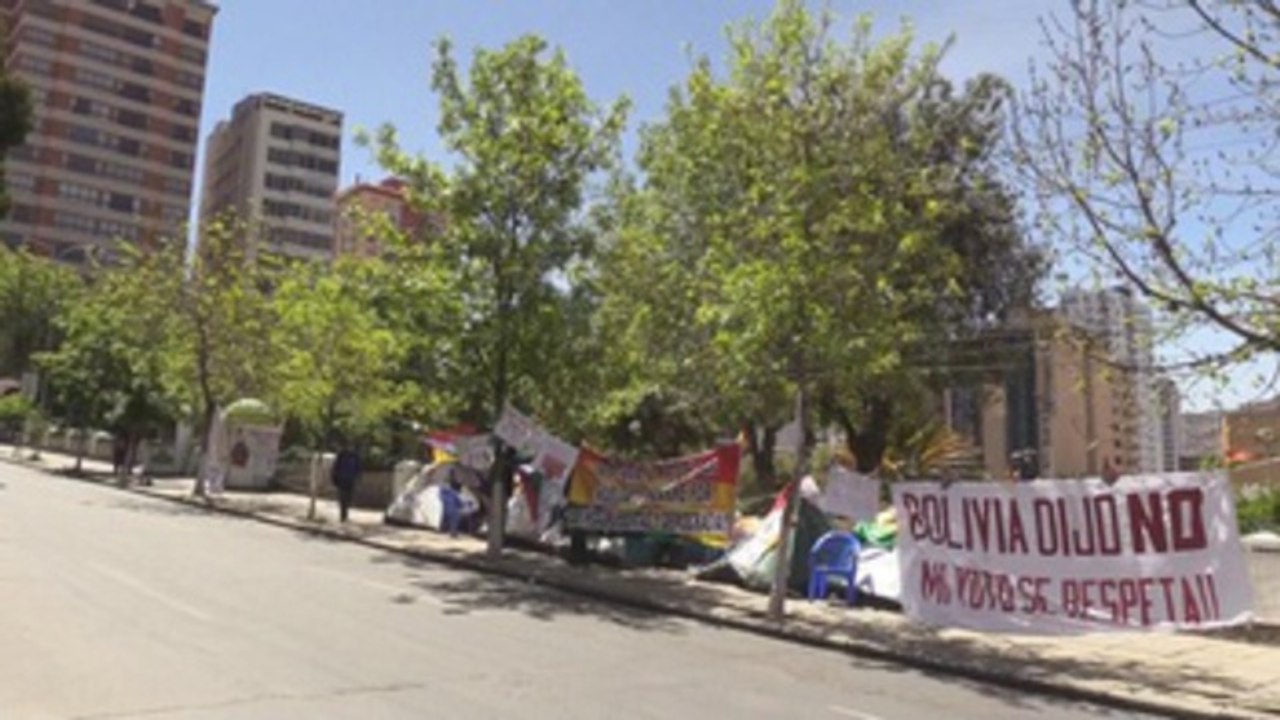 Huelga de hambre en Bolivia para aclarar la candidatura de Evo Morales