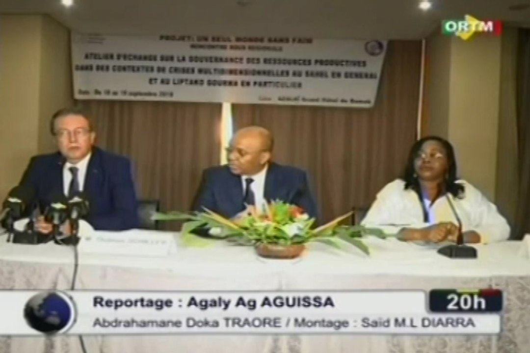 ORTM/ Société - Atelier sous régionale sur la prévention des crises alimentaires au Sahel