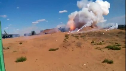 Russia, Teachings ... The rocket fell, the S-300 complex was burned down