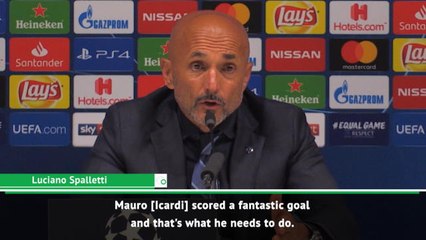 Icardi created something out of nothing - Spalletti