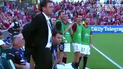 小野伸二がオーストラリアで神となったスーパーゴール！超絶トラップです●サッカースーパープレイ