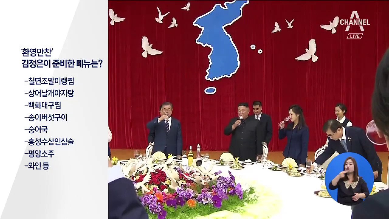 오전 10시 백화원 영빈관에서 정상회담