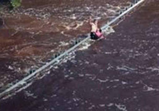 Drone Footage Captures Dramatic Hurricane Florence Flood Rescue Near Fayetteville