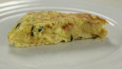 Como hacer tortilla de patata y calabacín