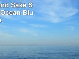 Japanese Blue Sushi Plate Set and Sake Set for Two Ocean Blue