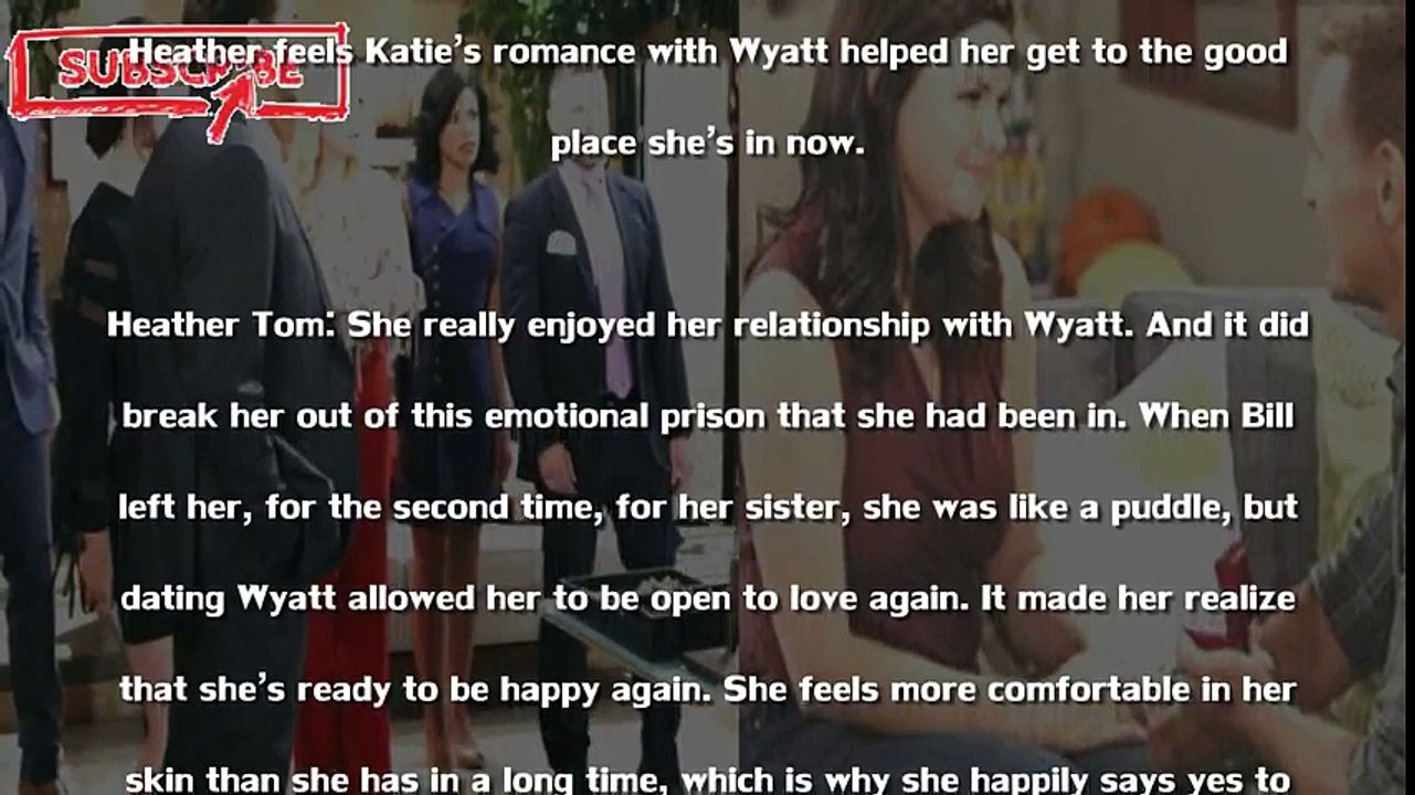 Katie accepts the proposal though she knows the threat from Bill is huge The Bold and The Beautiful