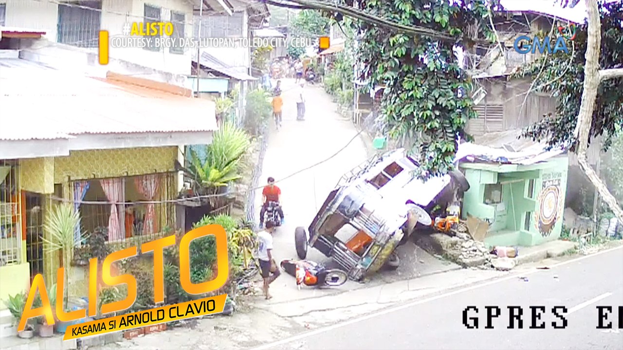 Alisto: Mga motorsiklo, inararo ng jeep na nawalan ng preno!