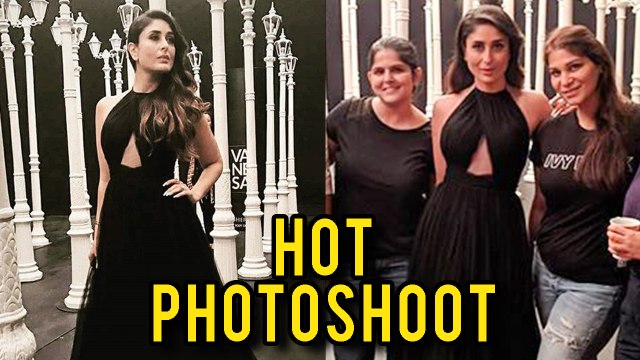 Kareena Kapoor STUNS In Black Gown | Kareena Kapoor HOT Photoshoot