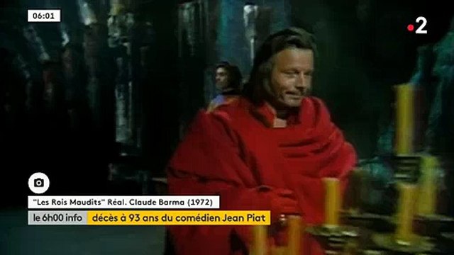 Le comédien Jean Piat, monstre sacré du théâtre français qui a marqué les esprits dans Les Rois maudits en 1972, est décédé