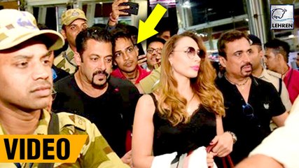 Descargar video: Salman Khan and Iulia Vantur Mobbed By Fans In Jaipur