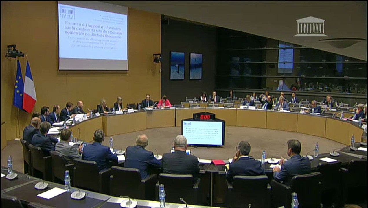 Commission du développement durable et commission des affaires étrangères : Gestion du site de stockage souterrain de déchets StocaMine - Mardi 18 septembre 2018