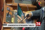Tras polémica por austeridad, congresistas estrenan nuevos iPads