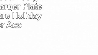 Elegant Rose Gold Weaving Pressed Design Round Charger Plates Dinnerware Holiday Decor