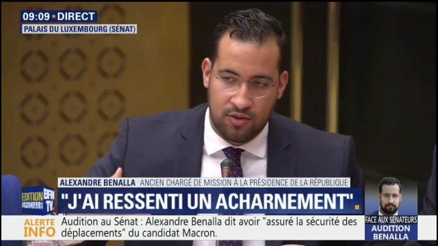 Benalla sur la campagne de 2017: Il y a un service d'ordre dans tous les partis. Ça fait un peu gros bras mais ce n'est pas simplement la sécurité