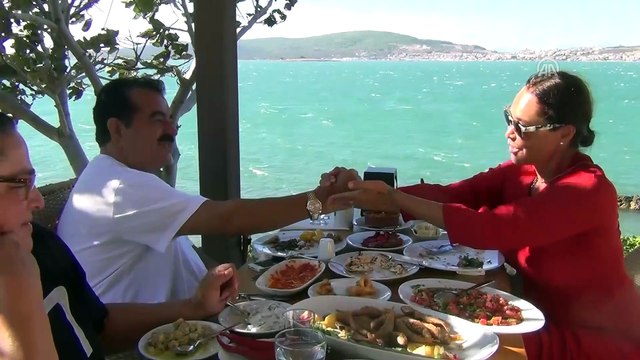 İbrahim Tatlıses ve Hülya Avşar Ayvalık'ta buluştu - BALIKESİR