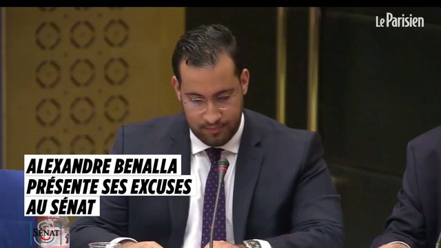 Alexandre Benalla face aux sénateurs : « Je m'excuse »