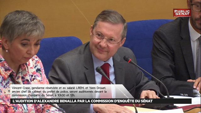 Petit marquis : Alexandre Benalla présente ses excuses à Philippe Bas et au Sénat