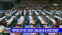 Proposed 2019 national budget, sumalang na sa House plenary