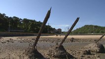 '분단 상징' 서해5도 해변 쇠말뚝, 흉물로 방치 / YTN