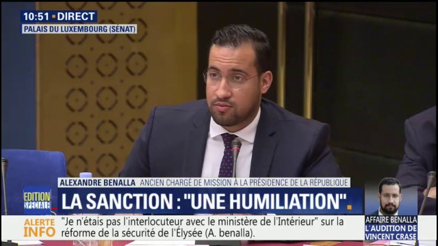 Logement de fonction: Je ne l'ai jamais occupé , assure Alexandre Benalla