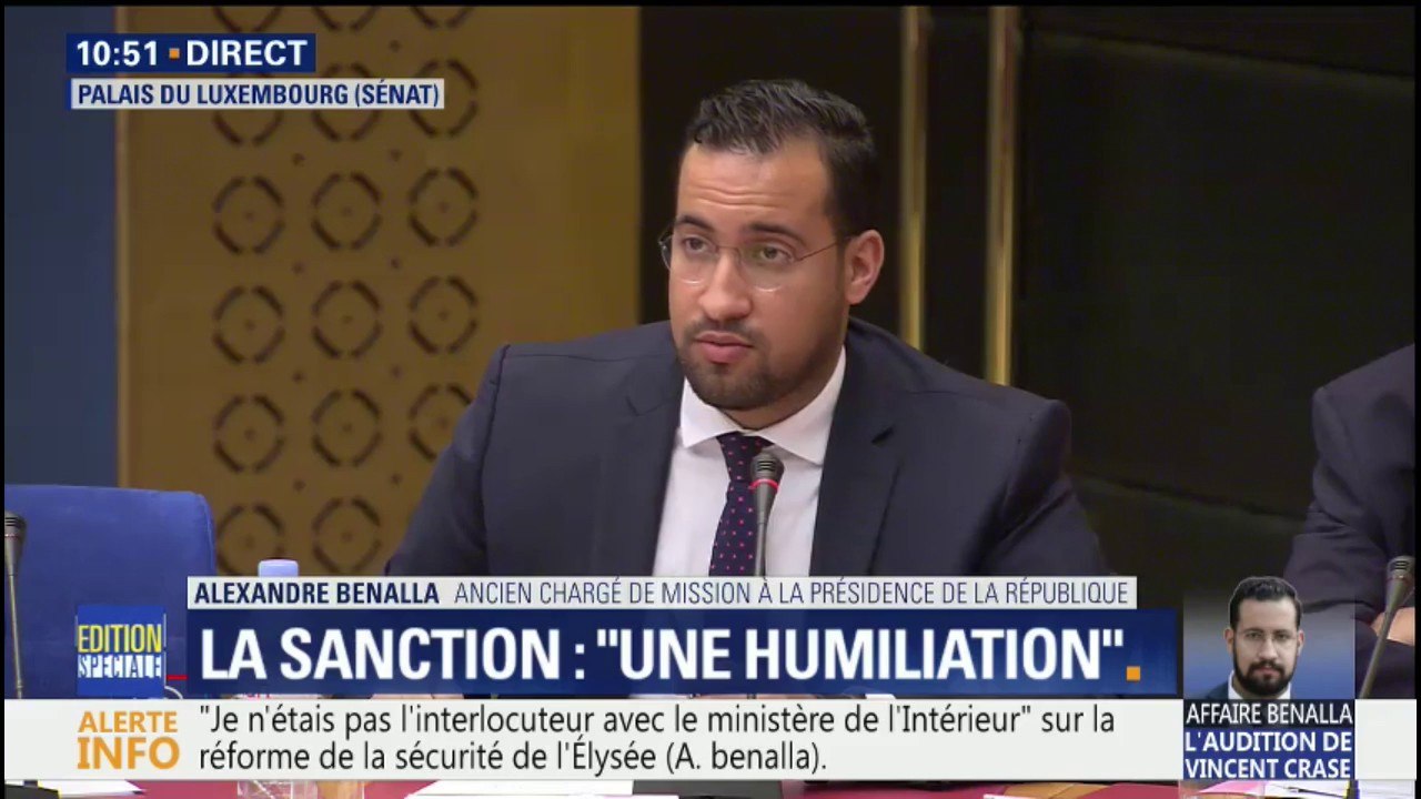 Logement de fonction: "Je ne l'ai jamais occupé", assure Alexandre Benalla