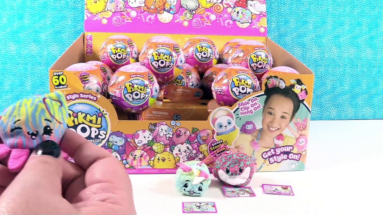Pikmi Pops Style Series 3 Full Box Opening Plush Blind Bag Toy Review _ PSToyReviews