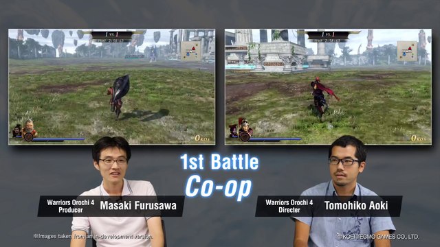 Warriors Orochi 4 - Démonstration du jeu en ligne avec le producteur et le réalisateur