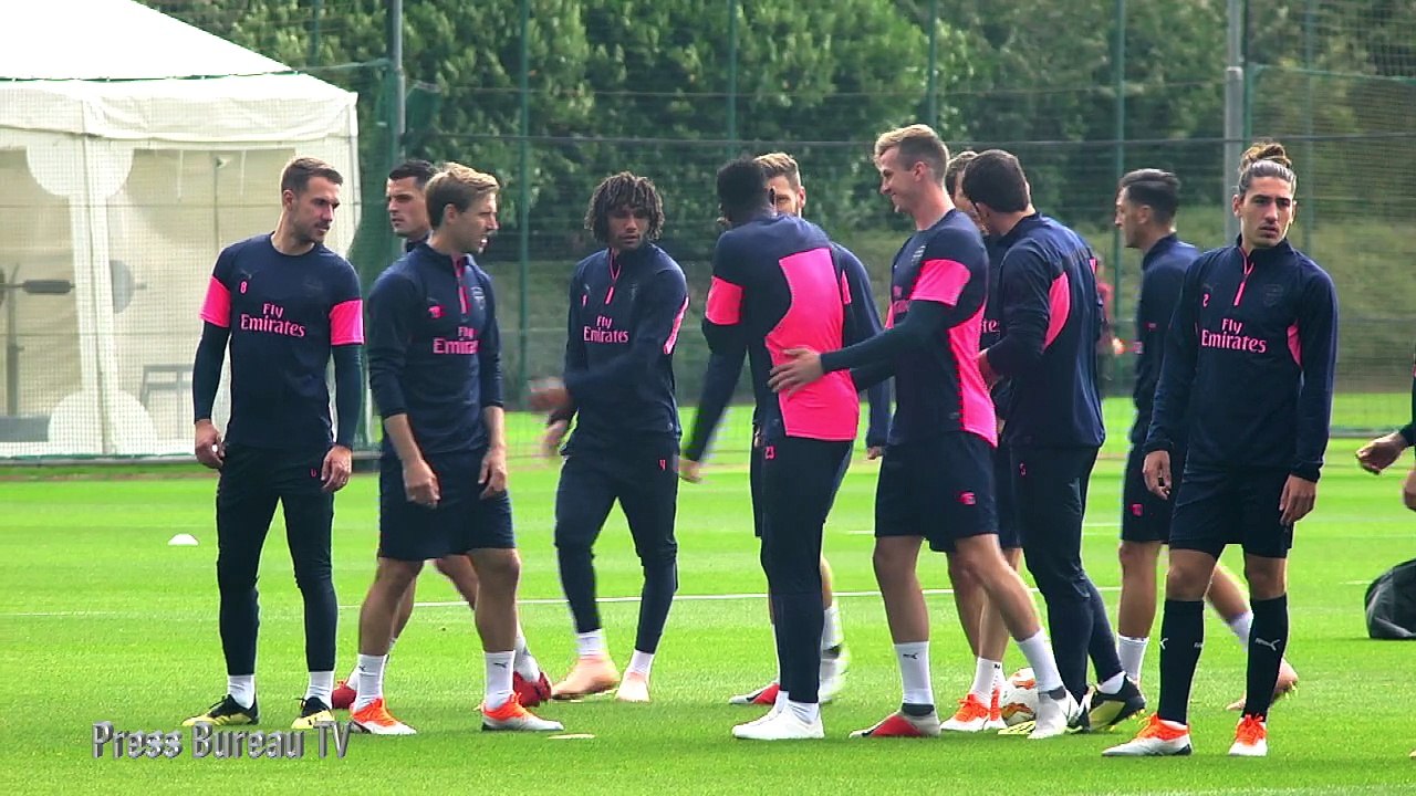 Arsenal Training pre Arsenal vs Vorskla Poltava