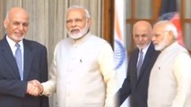 PM Modi meets Afghanistan President Ashraf Ghani in Hyderabad House | Oneindia News