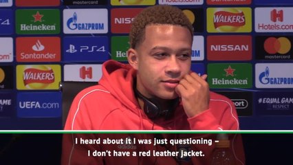 I don't even have a red leather jacket! - Depay on Rooney jibe