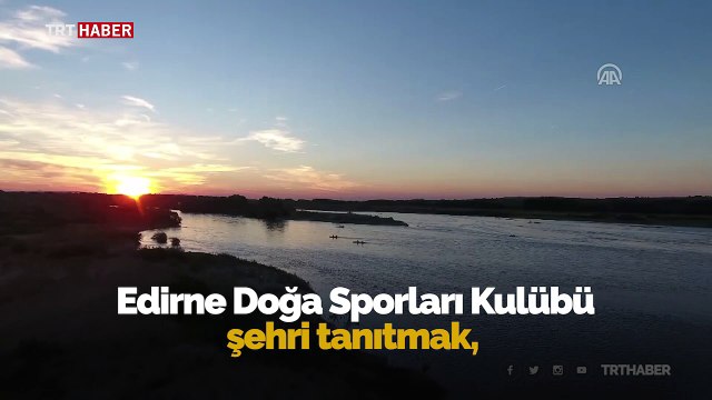 Meriç Nehri'nde gün batımı yolculuğu