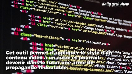 Cet algorithme pourrait être une arme de propagande effrayante