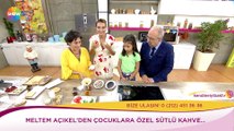 Çocuklara özel sütlü kahve!
