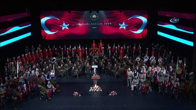 Cumhurbaşkanı Erdoğan: 'Sayın Savunma Bakanımız, Sayın Putin ile Soçi'de yaptığımız görüşmelerde, İdlib'deki barış görüşmelerini nasıl başlattığımızı ifade etti. 12 madde sıralandı, imzalar atıldı. Bu sınırlarımızın ötesinde bir barışa adı