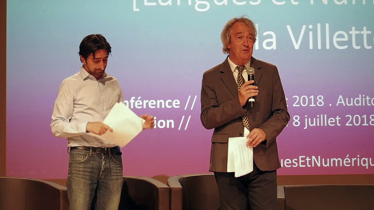L&N 2018 #2 - Le numérique dans le plan présidentiel pour la langue française et le plurilinguisme (table ronde introductive)