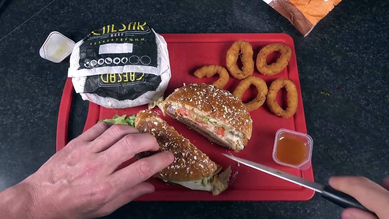 [BURGER KING] Que valent les BURGERS CAESAR Beef & Chicken  - Studio Bubble Tea Food