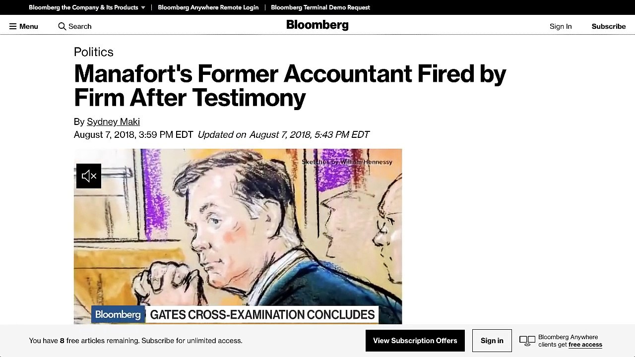 #Mueller Investigation Mask Falls Off in #Manafort Trial