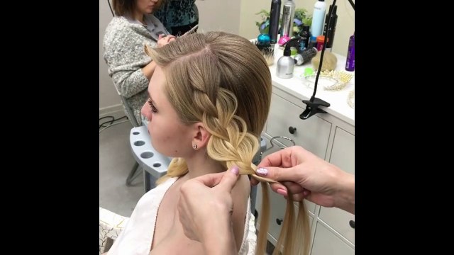 forced haircut women|| braided hairstyles for medium hair|| headshave womens new!!