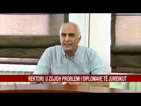 REKTORI: U ZGJIDH PROBLEMI I DIPLOMAVE TË JURIDIKUT