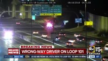 Wrong-way driver on Loop 101 seen on video, taken into custody in Tempe