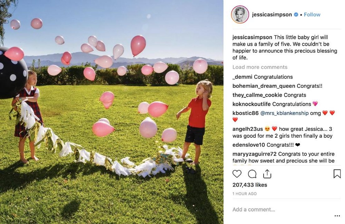 Jessica Simpson expecting third child
