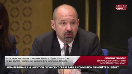 Affaire Benalla : Audition de Vincent Crase, gendarme réserviste