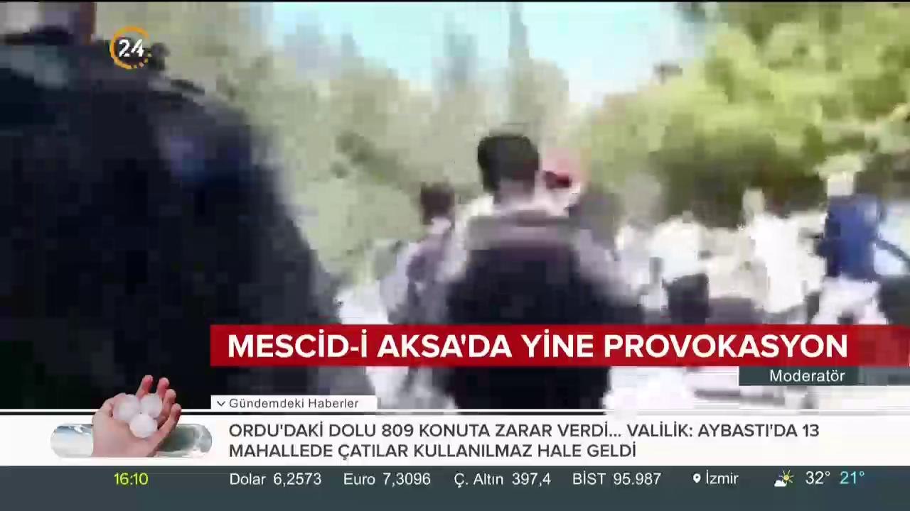 Mescid-i Aksa'da yine provokasyon