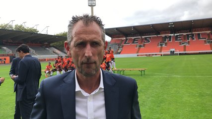 Christophe Le Roux évoque la pelouse du Moustoir