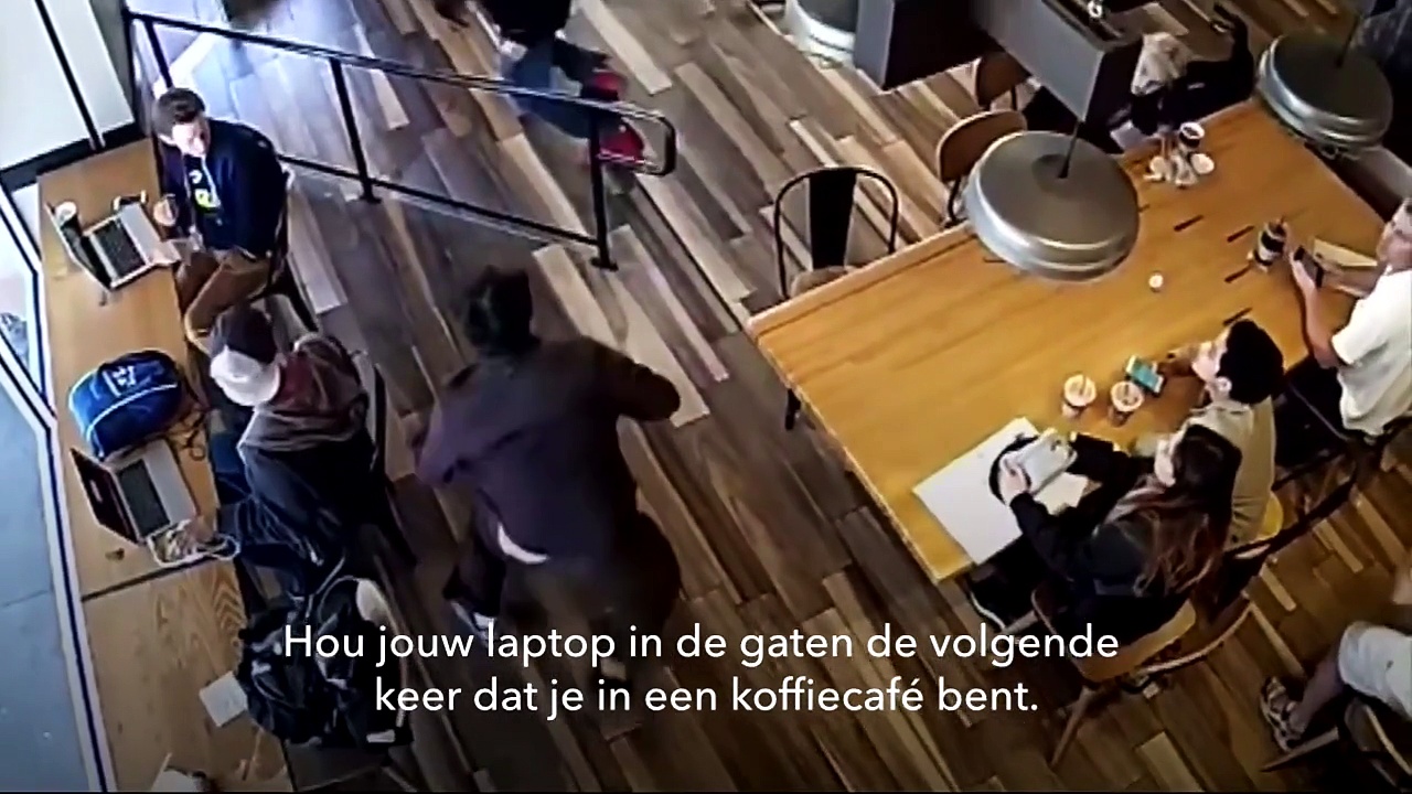 Computeren bij Starbucks? Hou je laptop in de gaten